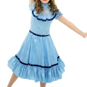Weissman Light Blue Kids Dance Costume